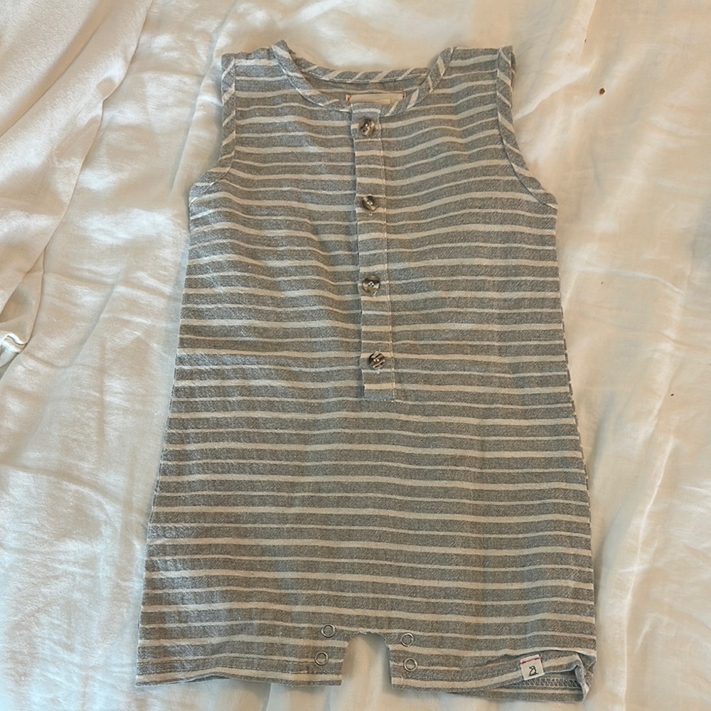 Striped Sleeveless Kids Top